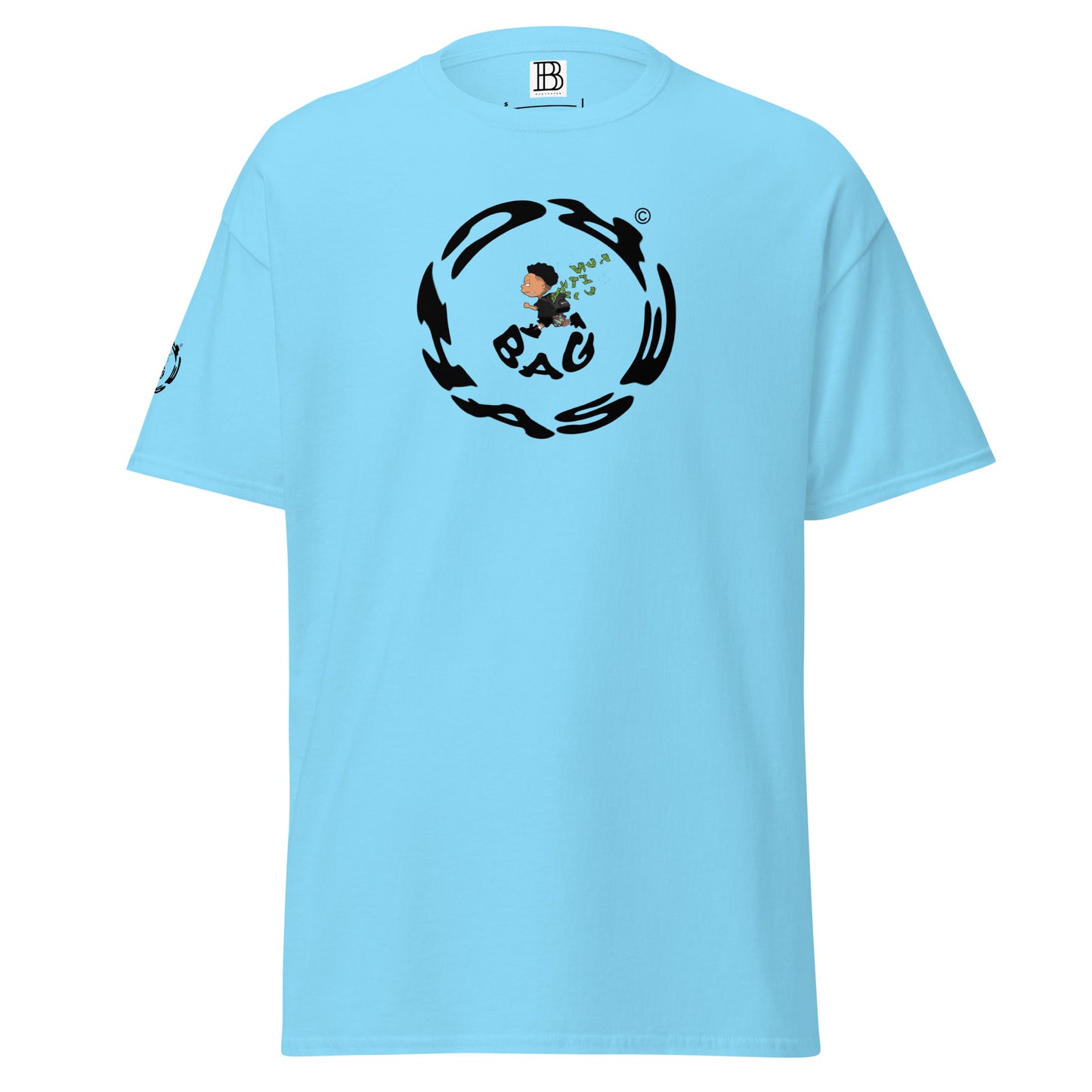 BAGCHASER® THEFT T-SHIRT SKY BLUE