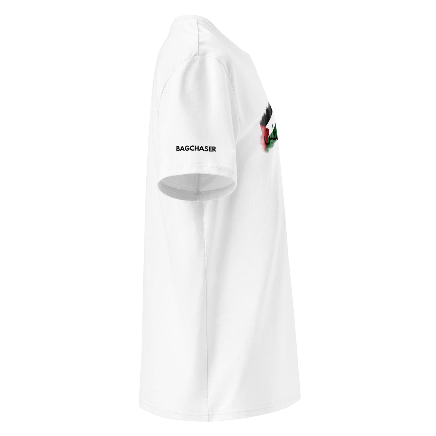 BAGCHASER® FREE PALESTINE T-SHIRT WHITE