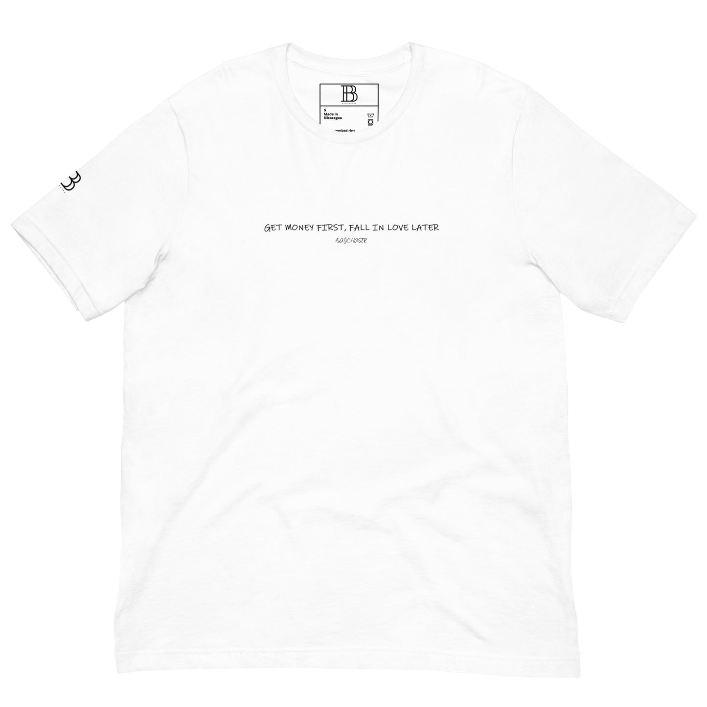 BAGCHASER® FALL IN LOVE LATER T-SHIRT WHITE