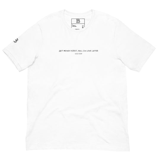 BAGCHASER® FALL IN LOVE LATER T-SHIRT WHITE